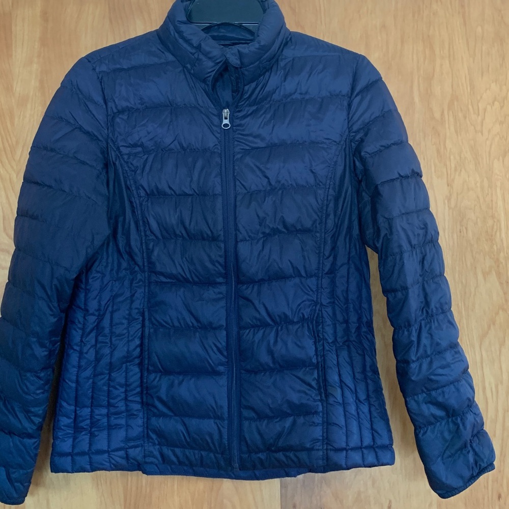 32 Degrees Packable Down Jacket Women’s Small Navy Blue